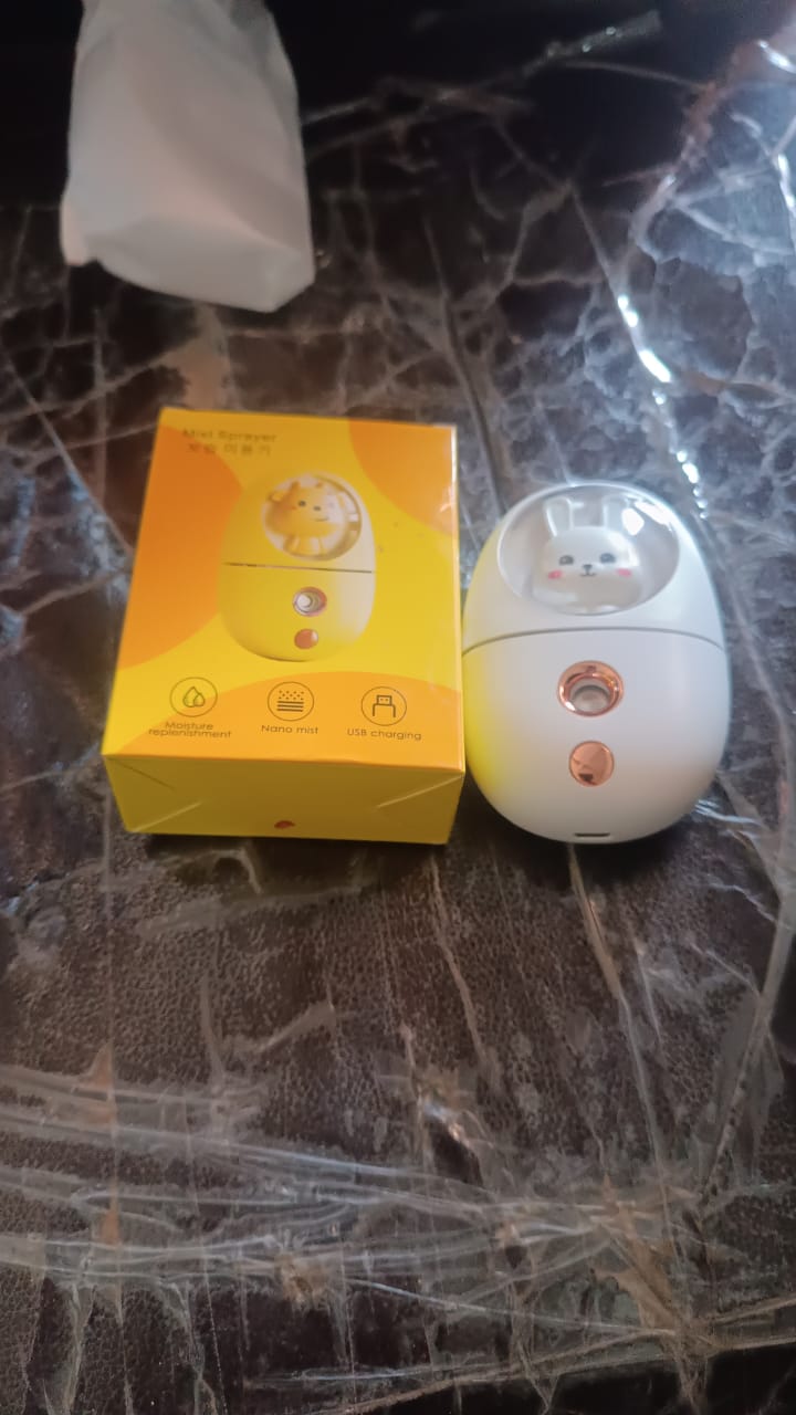 USB Rechargeable Bunny Design Mini Humidifier & Mist Sprayer USB Rechargeable Bunny Design Mini Humidifier & Mist Sprayer